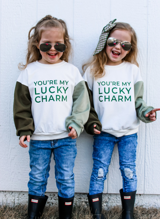 You’re My Lucky Charm Kids Sweatshirt | St. Patrick’s Day