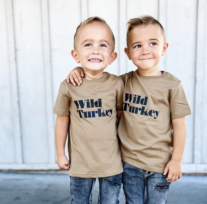 Wild Turkey Tee | Kids Thanksgiving Shirt
