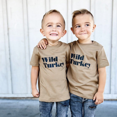 Wild Turkey Tee | Kids Thanksgiving Shirt