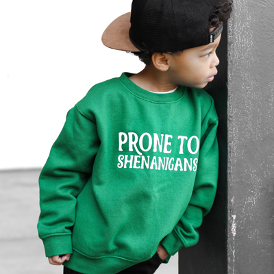 Shenanigans | Kids St Patricks Day Sweatshirt