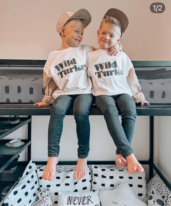 Wild Turkey | Baby Thanksgiving Sweatshirt