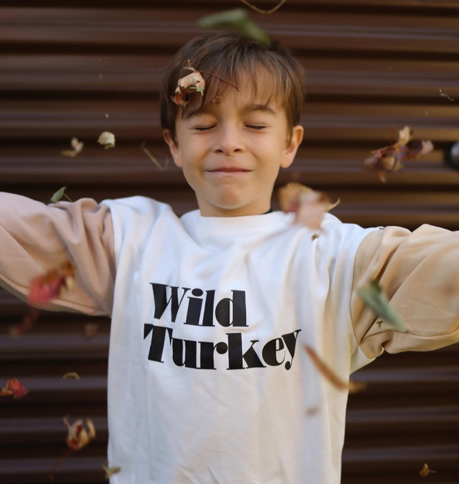 Wild Turkey | Baby Thanksgiving Sweatshirt