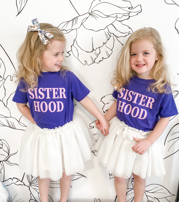 Sister Hood | Toddler + Youth Girls Graphic Tee
