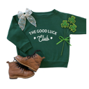  Good Luck Club | Boys St Patricks Day Sweatshirt