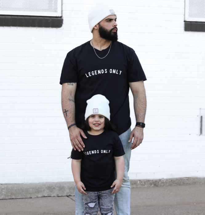 Dad and Son Matching Shirts – Legends Only Father’s Day Graphic Tee (Toddler & Adult)