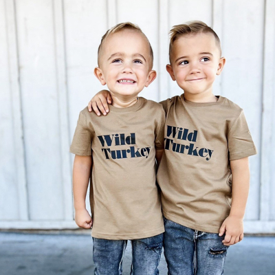 Wild Turkey | Youth Thanksgiving Kids Tee