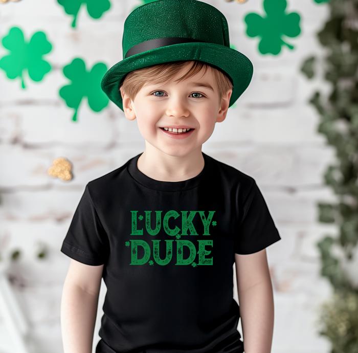 Lucky Dude | Boys St Patricks Day Shirt