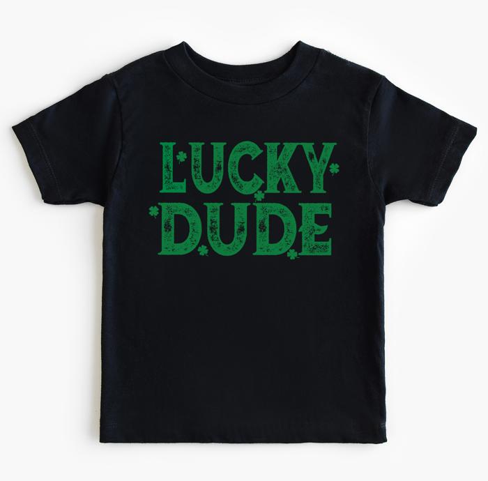 Lucky Dude | Boys St Patricks Day Shirt