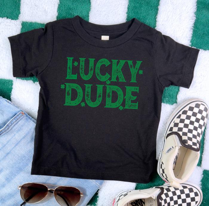 Lucky Dude | Boys St Patricks Day Shirt