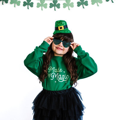 Made of Magic | Girls Toddler & Youth St. Patrick’s Day Sweatshirt