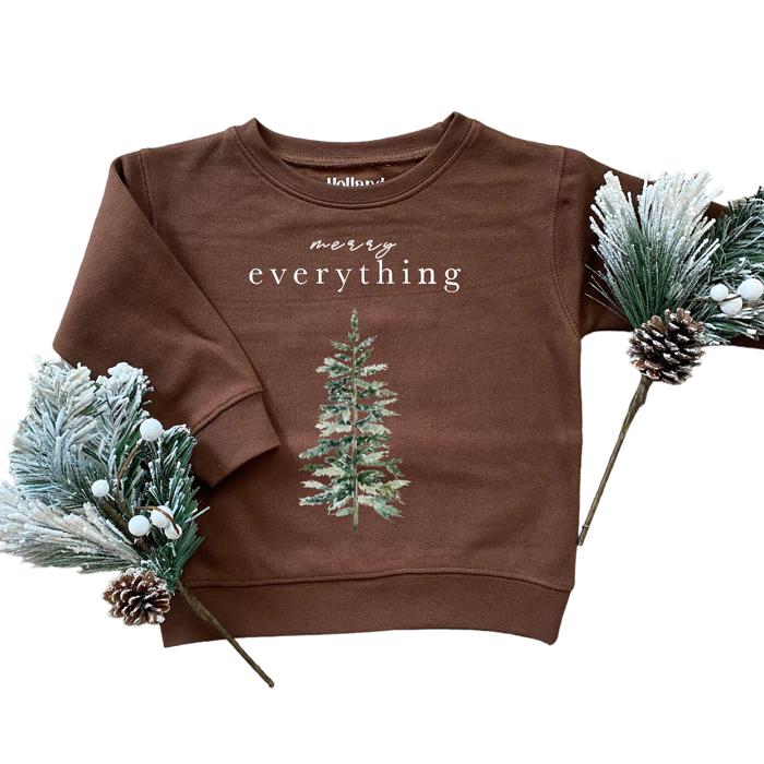 Merry Everything | Baby Christmas Sweatshirt