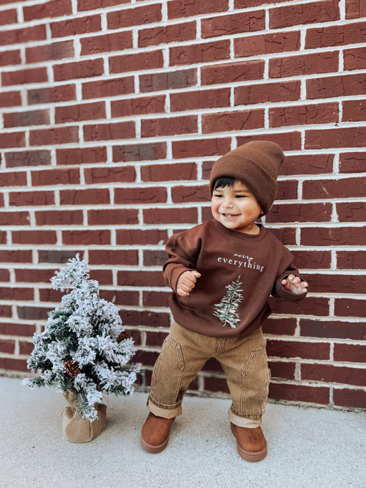 Merry Everything | Baby Christmas Sweatshirt