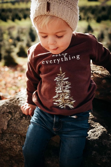Merry Everything | Baby Christmas Sweatshirt