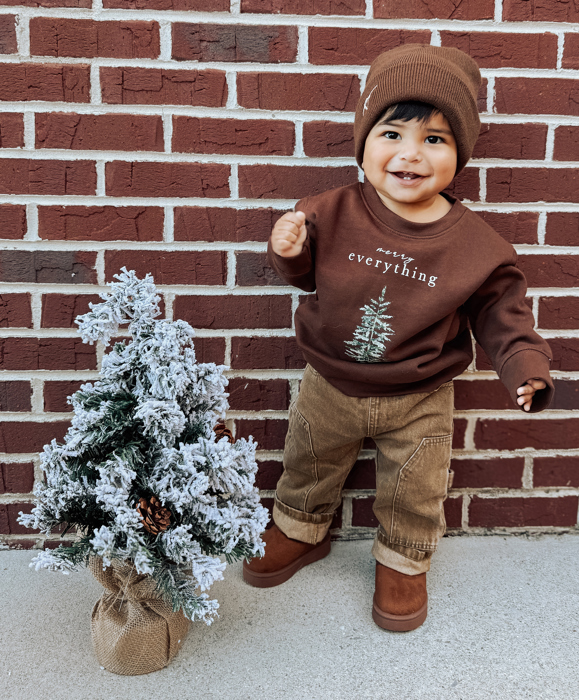 Merry Everything | Baby Christmas Sweatshirt