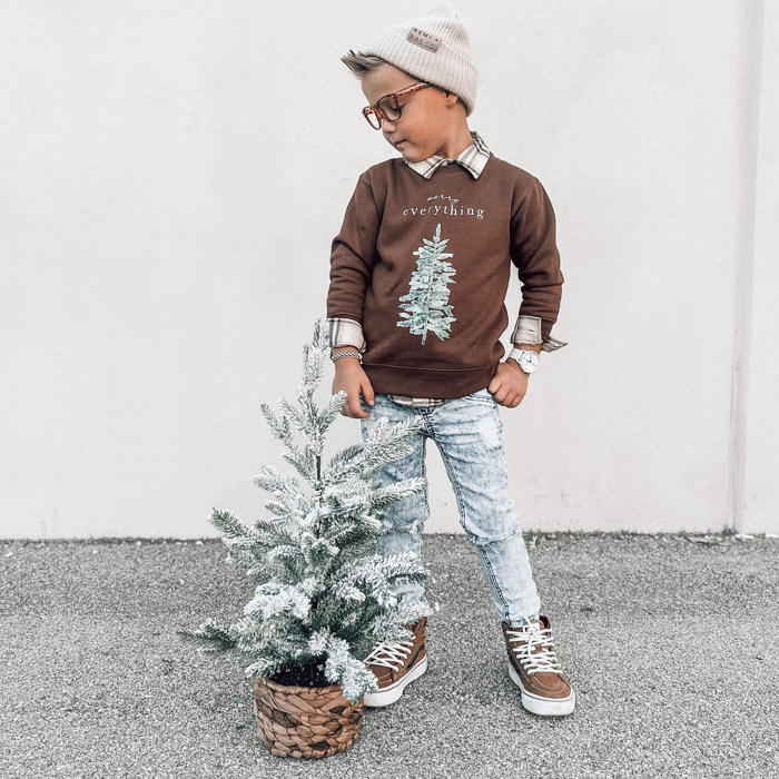 Merry Everything | Baby Christmas Sweatshirt