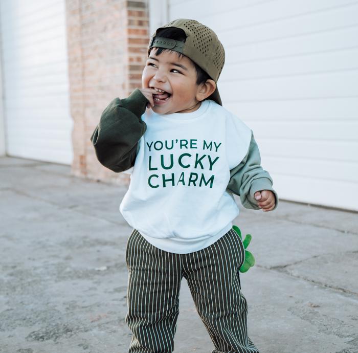 You’re My Lucky Charm Kids Sweatshirt | St. Patrick’s Day