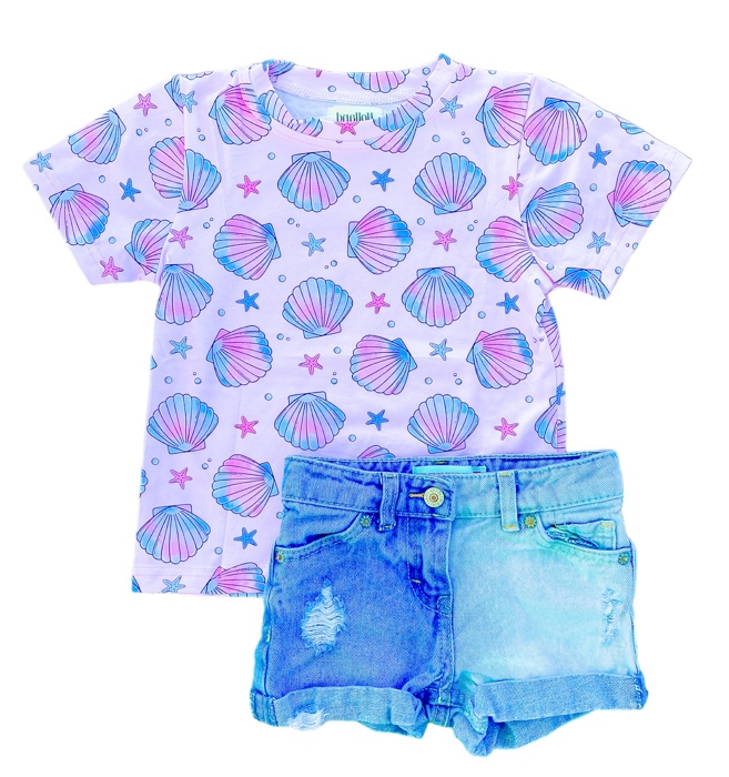 Mermaid Shells | Girls Shirt