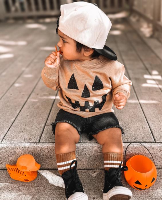 Pumpkin Sweatshirt | Toddler