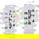 2T Gray Lucky Pups | Girls St Patricks Day Sweatshirt