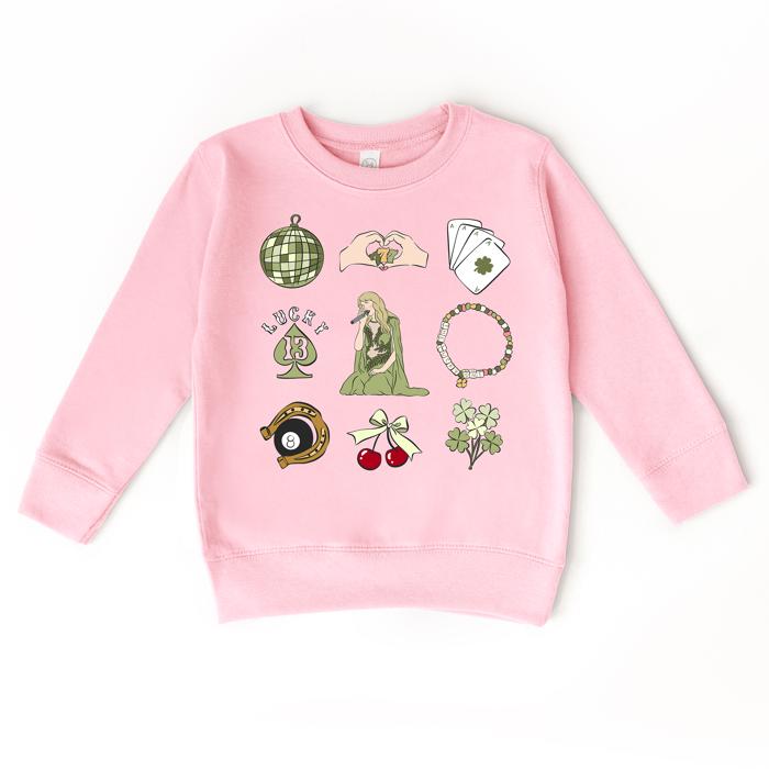 Lucky 13 | Girls Toddler & Youth St. Patrick’s Day Sweatshirt