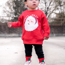  Holly Jolly Santa | Youth Christmas Sweatshirt