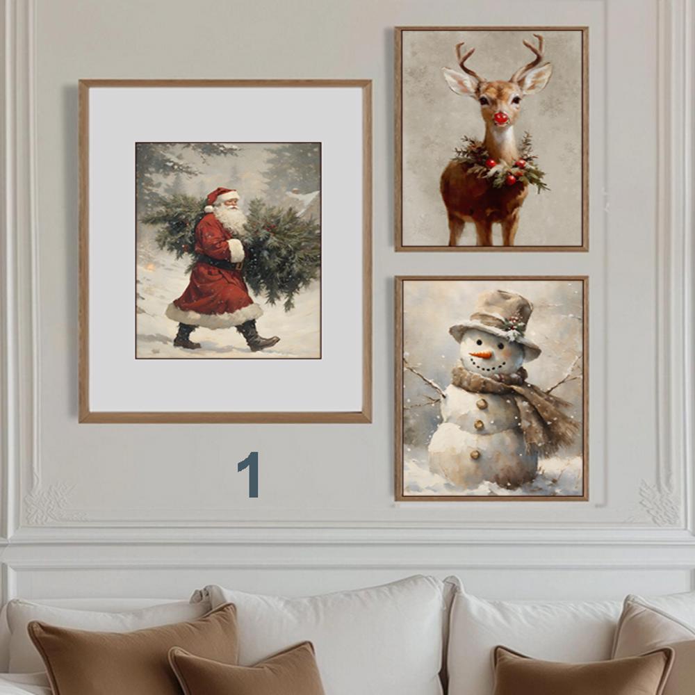 Set Of 3 Prints - Christmas Collection