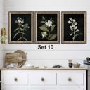 5x7 on 6x8 Paper 10. Vintage Whites Sets Of 3 Prints - All Seasons