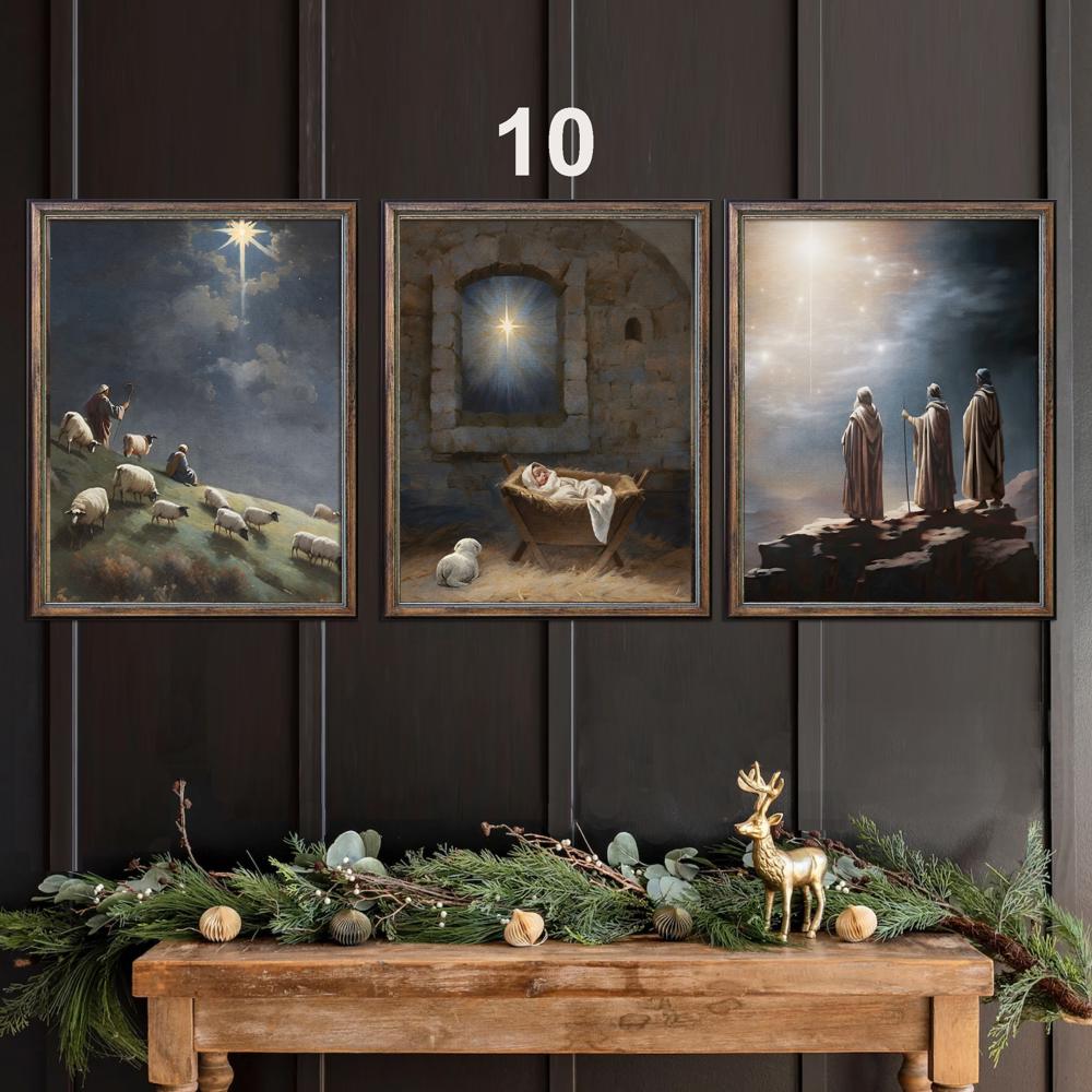 Set Of 3 Prints - Christmas Collection