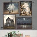 5x7 on 6x8 Paper 13. Ghosts On Bikes Witching Hour Halloween Prints