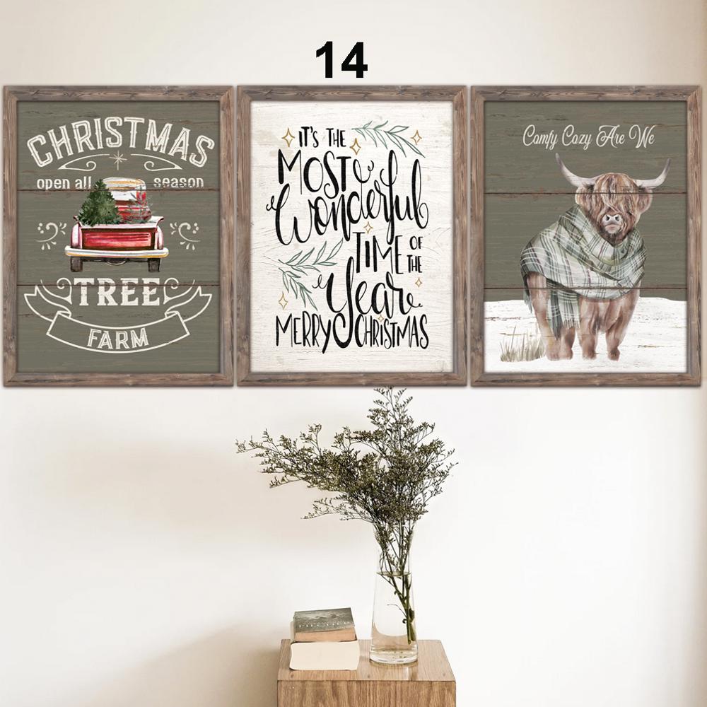 Set Of 3 Prints - Christmas Collection