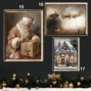 8x10 on 8.5x11 Paper 15. Papa Noel Nostalgic Christmas Print Collection