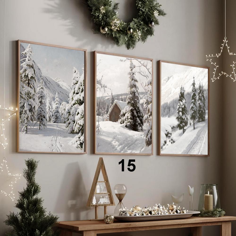 Set Of 3 Prints - Christmas Collection