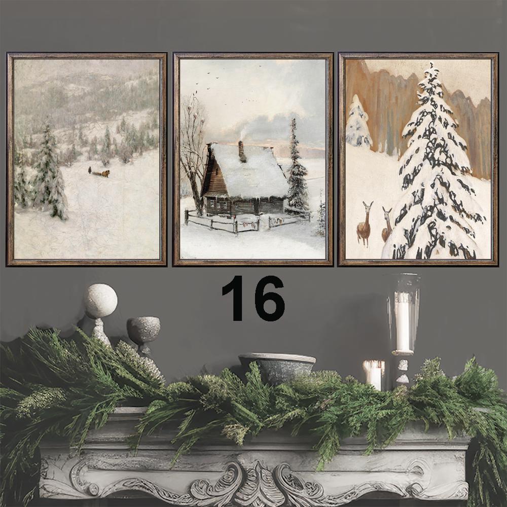 Set Of 3 Prints - Christmas Collection