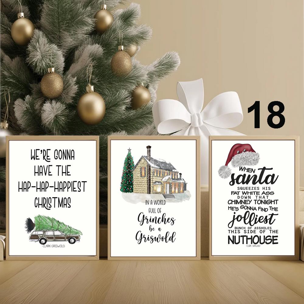 Set Of 3 Prints - Christmas Collection