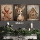  Oh Deer It's Christmas! Set Of 3 Prints