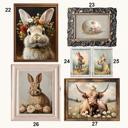 5x7 on 6x8 Paper 24. Vintage Bunny 1 Spring & Easter Vintage Prints-Bunnies & Blossoms