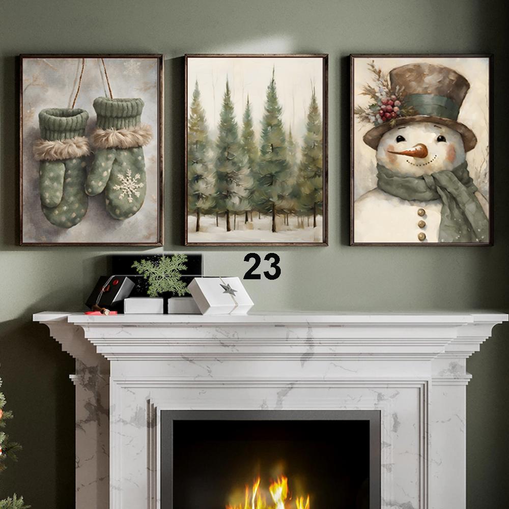 Set Of 3 Prints - Christmas Collection