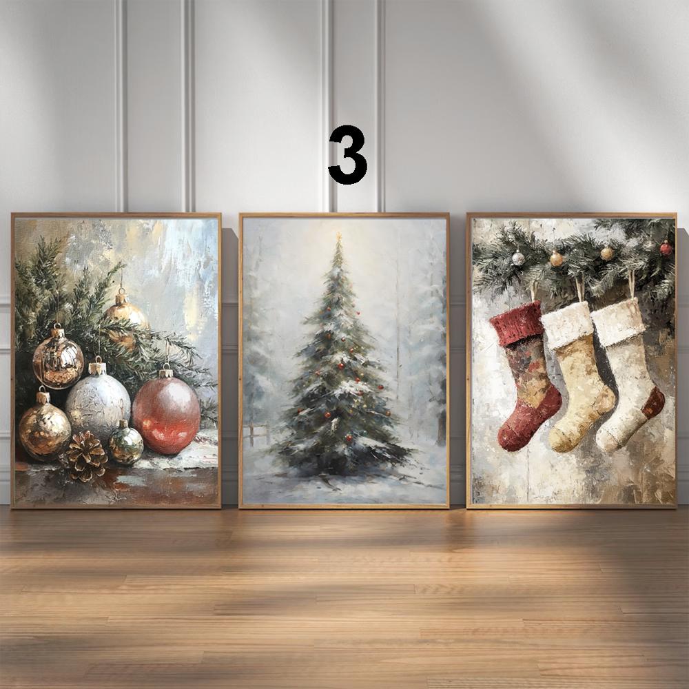 Set Of 3 Prints - Christmas Collection