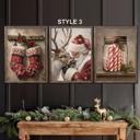  Oh Deer It's Christmas! Set Of 3 Prints