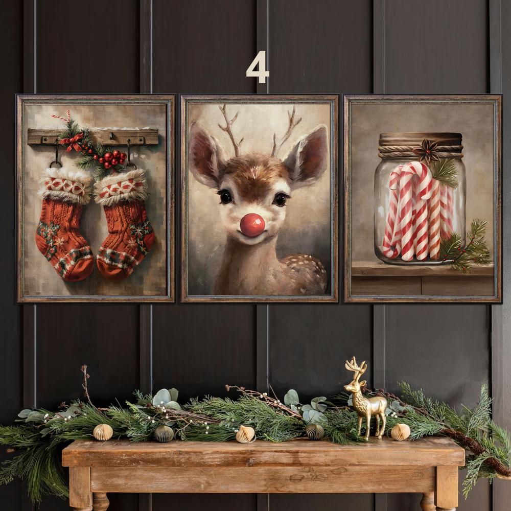 Set Of 3 Prints - Christmas Collection