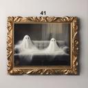 5x7 on 6x8 Paper 41. Couch Ghosts Get Ghosted Halloween Prints