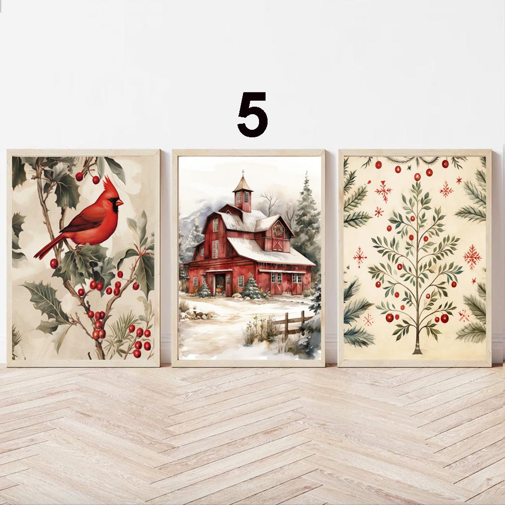 Set Of 3 Prints - Christmas Collection