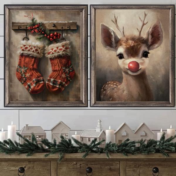 Quaint Christmas Heirloom Prints