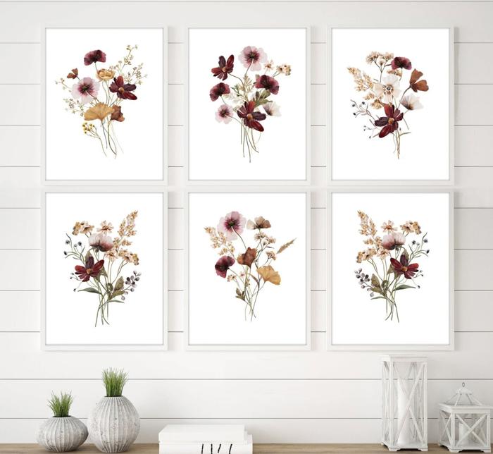 Set of 6 Autumn Prints - Gallery Wall Decor