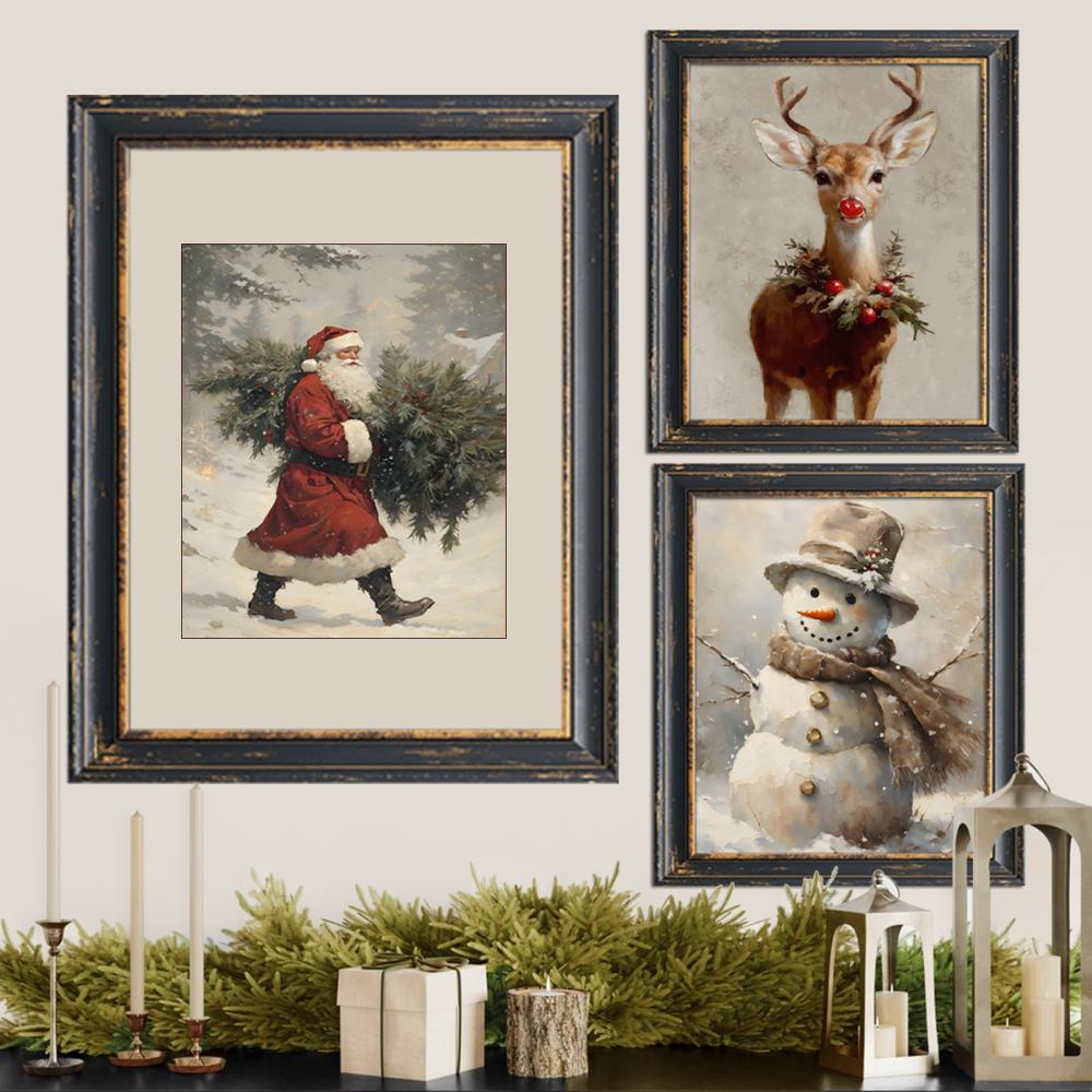 Set Of 3 Prints - Christmas Collection