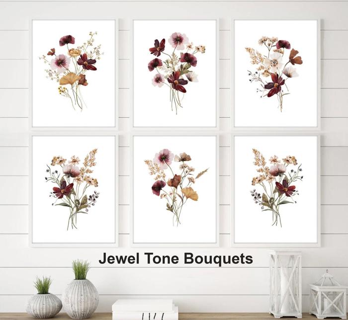 Set of 6 Autumn Prints - Gallery Wall Decor