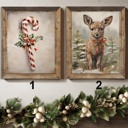 11x14 (ships rolled) 2. Baby Deer Once Upon A Christmas