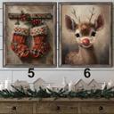 5x7 on 6x8 Paper 5. Christmas Stockings Quaint Christmas Heirloom Prints