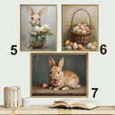  Spring & Easter Vintage Prints-Bunnies & Blossoms