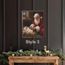 5x7 on 6x8 Paper 3. Santa & Jesus St. Nicholas Nativity Vintage Prints